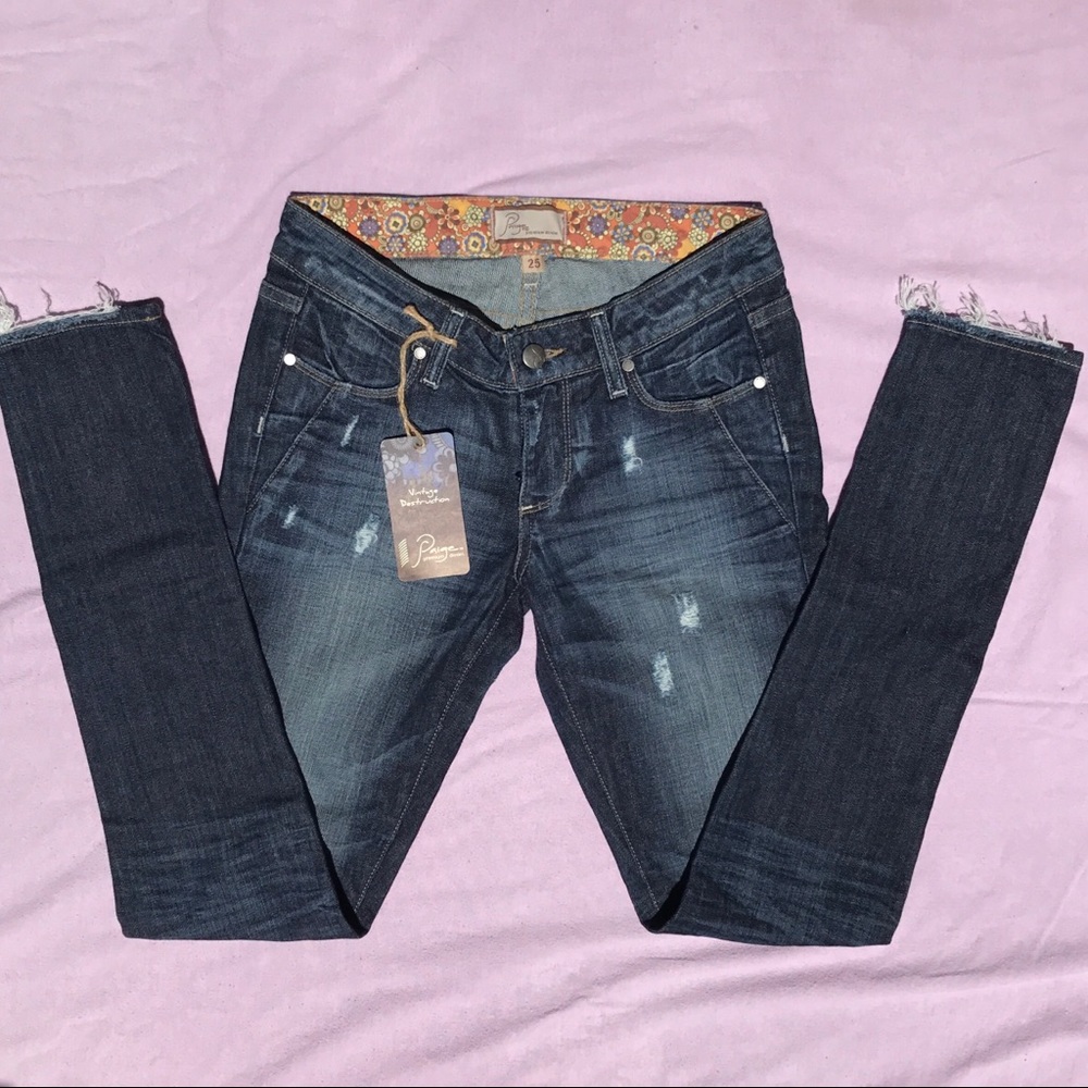 Paige Vintage Destruction Jeans
